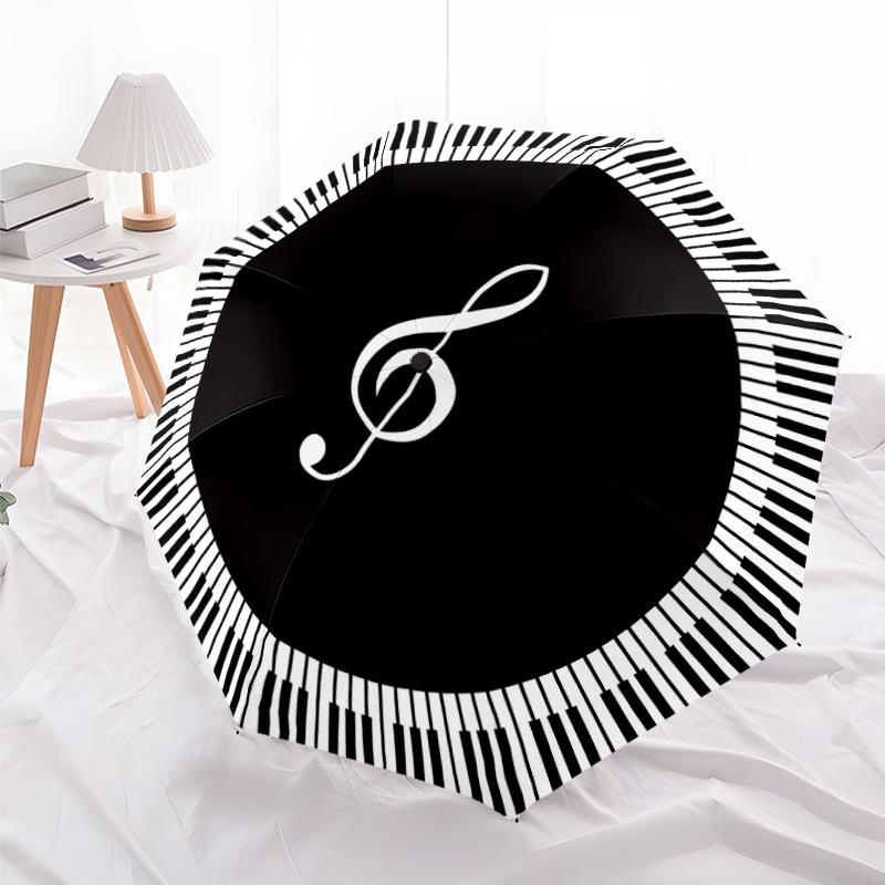 1 PC Automatic Folding Umbrella - Piano Music Note Pattern, Portable & Foldable Design with 8 Ribs, Christmas Birthday Gifts
1 PC Automatic Folding Umbrella - Piano Music Note Pattern, Portable & Foldable Design with 8 Ribs, Christmas Birthday Gifts