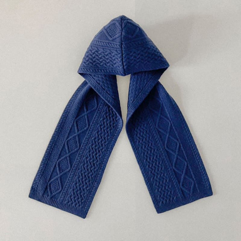 MOON J HOODED CABLE-KNIT MERINO SCARF - NAVY FREE
MOON J HOODED CABLE-KNIT MERINO SCARF - NAVY FREE