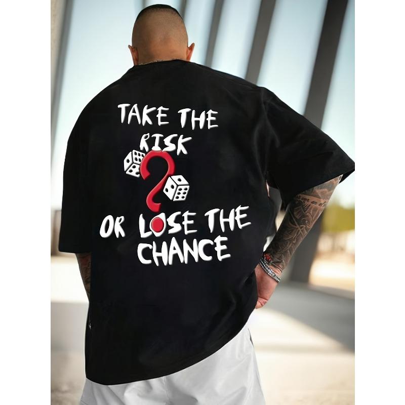 Casual Men S T-Shirt, Versatile, Loose-Fitting, Stylish, Simple with Letter And Dice Print, Short Sleeves. 4XL чорний
Casual Men S T-Shirt, Versatile, Loose-Fitting, Stylish, Simple with Letter And Dice Print, Short Sleeves. 4XL чорний
