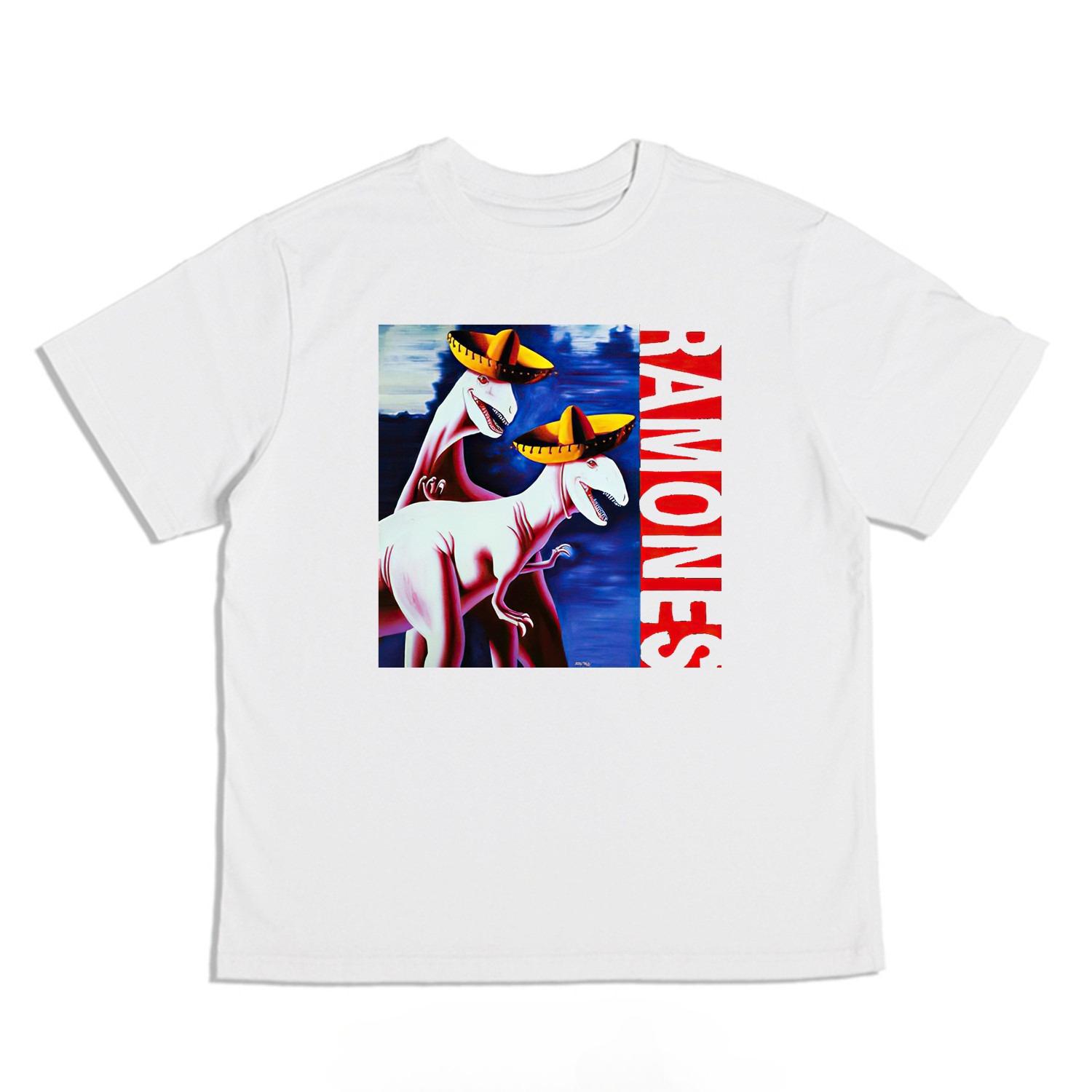 Raymonds Band Shortsleeved Printed Tshirt Loosefitting Pure Cotton Heavyweight Roundneck Casual Hiphop Style M
Raymonds Band Shortsleeved Printed Tshirt Loosefitting Pure Cotton Heavyweight Roundneck Casual Hiphop Style M