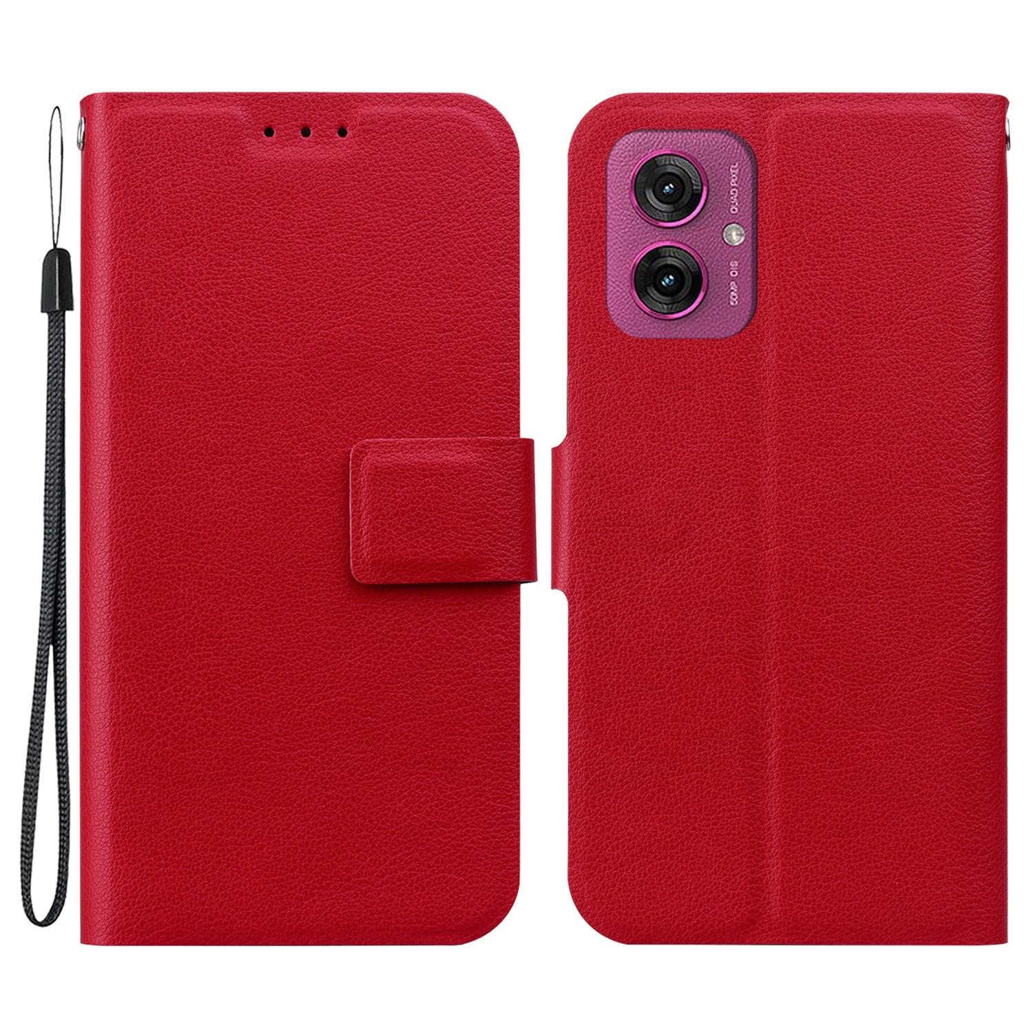 For Motorola Moto G55 5G Case Ultra-Thin PU Leather+TPU Phone Cover with Card Slot Red
For Motorola Moto G55 5G Case Ultra-Thin PU Leather+TPU Phone Cover with Card Slot Red