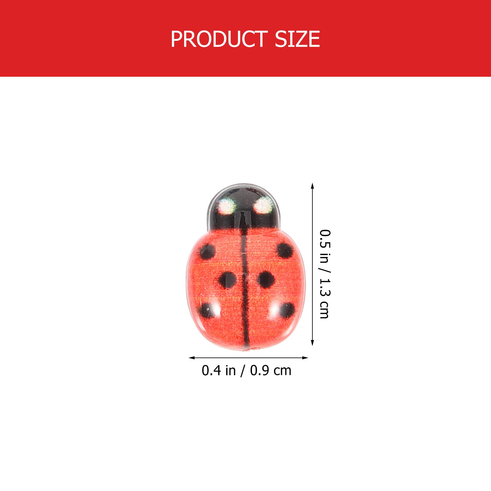 50Pcs Mini Ladybug Decor Tiny Resin Charms Creative Garden Craft Decoration Bulk Resin Fillers for DIY Miniature Landscape
50Pcs Mini Ladybug Decor Tiny Resin Charms Creative Garden Craft Decoration Bulk Resin Fillers for DIY Miniature Landscape