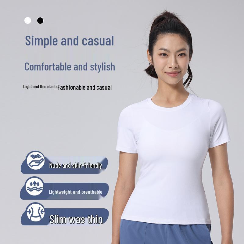 Women s Summer Crew Neck Yoga Top - Slim-Fit Short Sleeve T-Shirt for Casual & Sporty Look 12/XXL чорний
Women s Summer Crew Neck Yoga Top - Slim-Fit Short Sleeve T-Shirt for Casual & Sporty Look 12/XXL чорний