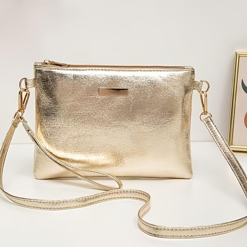 Solid Color Women S Shoulder Bag Small Coin Purse золотистий
Solid Color Women S Shoulder Bag Small Coin Purse золотистий