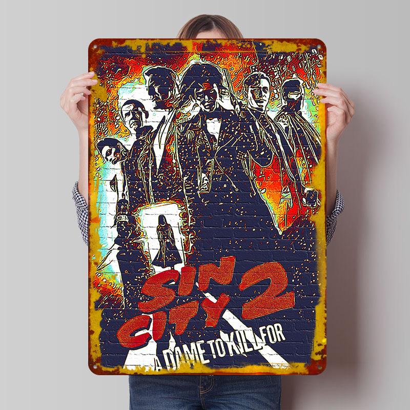 Sin City A Dame To Kill Fo Metal Poster Customized Wall Art Retro Vintage Tinplate Signs for Interior Decoration Living Room 7.9x11.8In(20x30cm)
Sin City A Dame To Kill Fo Metal Poster Customized Wall Art Retro Vintage Tinplate Signs for Interior Decoration Living Room 7.9x11.8In(20x30cm)