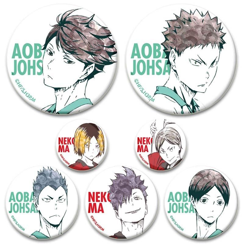 58 мм эмалированные булавки в стиле аниме Haikyuu, волейбольный мальчик, рисунок манги, броши, круглый значок для косплея, кнопка, сумка отаку, ювелирные изделия, аксессуары, подарки
58 мм эмалированные булавки в стиле аниме Haikyuu, волейбольный мальчик, рисунок манги, броши, круглый значок для косплея, кнопка, сумка отаку, ювелирные изделия, аксессуары, подарки