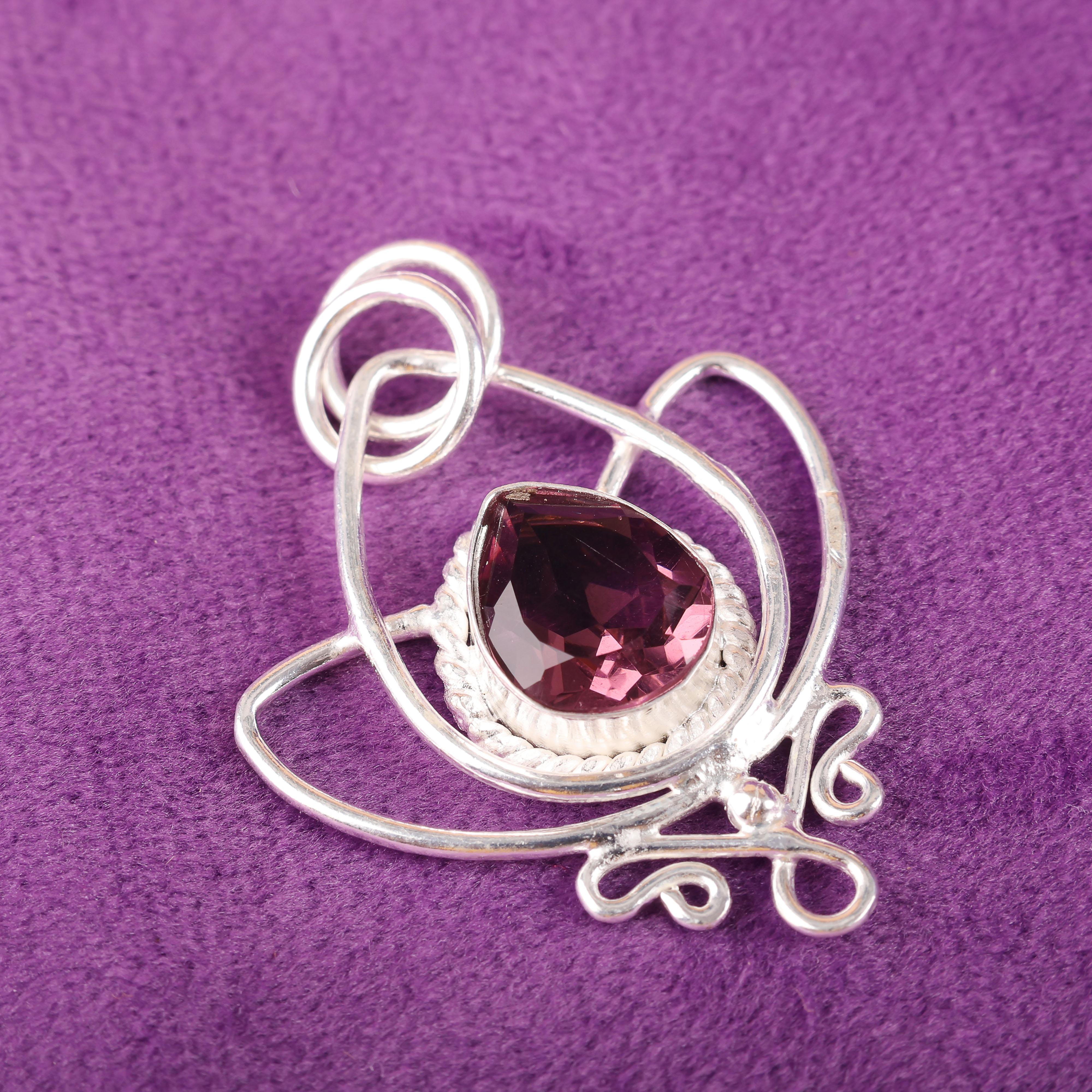 Ювелирные изделия с родолитом, Ювелирные изделия из серебра ручной работы, Подвеска из стерлингового серебра 925 пробы, Великолепная серебряная подвеска для свадебного подарка 1.44 Inches розовый
Ювелирные изделия с родолитом, Ювелирные изделия из серебра ручной работы, Подвеска из стерлингового серебра 925 пробы, Великолепная серебряная подвеска для свадебного подарка 1.44 Inches розовый