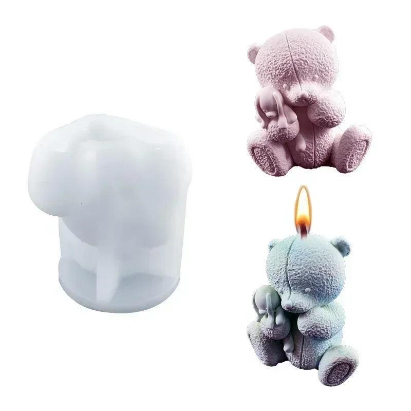 Creative 3D Teddy Bear Silicone Mold Hug Doll Teddy Bear Chocolate Candy Mold Kitchen Baking Cake Decoration Candle Soap Mold
Creative 3D Teddy Bear Silicone Mold Hug Doll Teddy Bear Chocolate Candy Mold Kitchen Baking Cake Decoration Candle Soap Mold