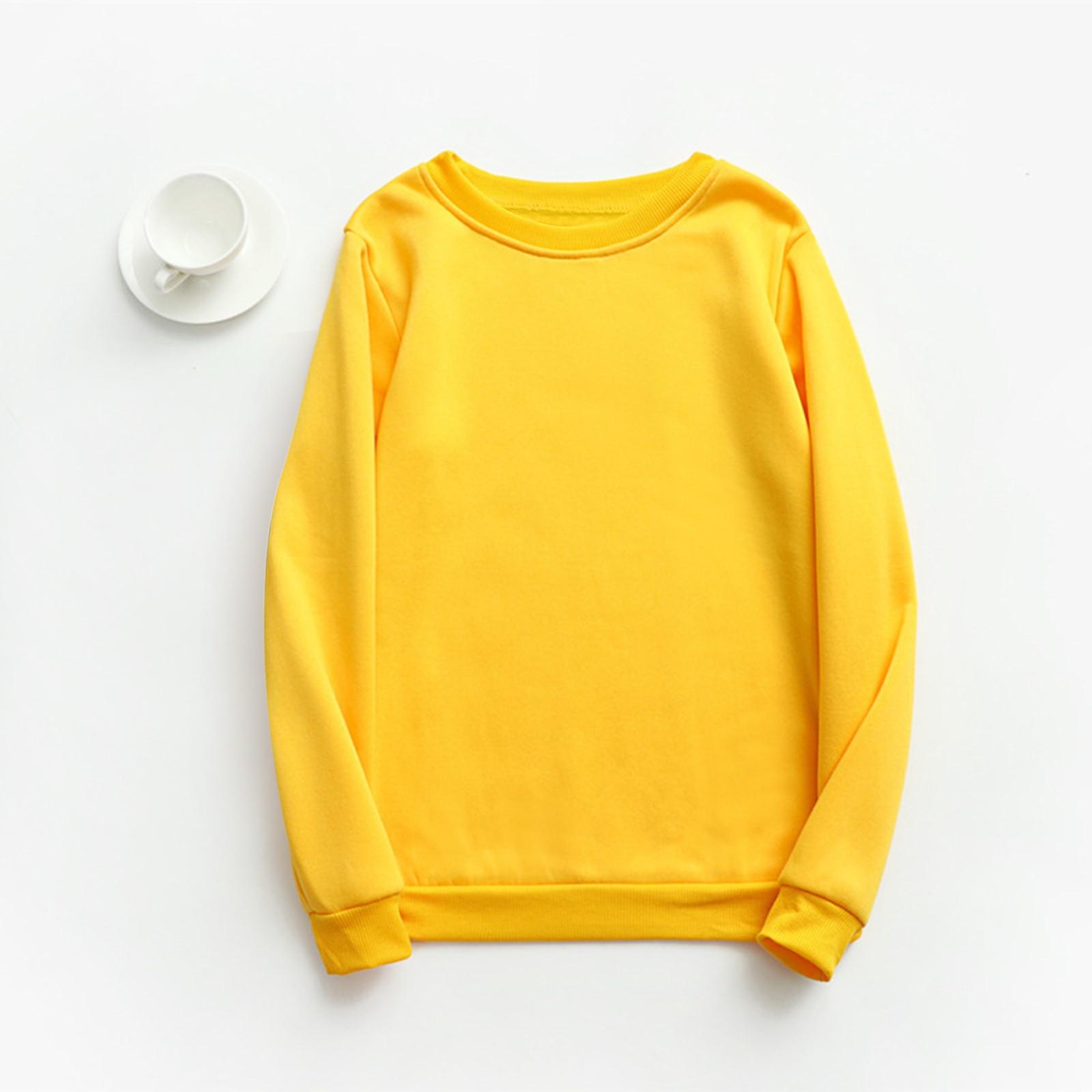 Женский осенне-зимний топ с круглым вырезом и длинными рукавами, однотонная повседневная толстовка с капюшоном XL жёлтый
Женский осенне-зимний топ с круглым вырезом и длинными рукавами, однотонная повседневная толстовка с капюшоном XL жёлтый