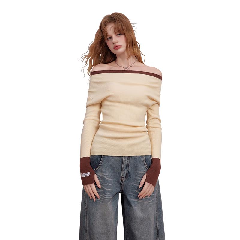 UNIFREE Women s Long Sleeve Off-Shoulder Knit Top L
UNIFREE Women s Long Sleeve Off-Shoulder Knit Top L