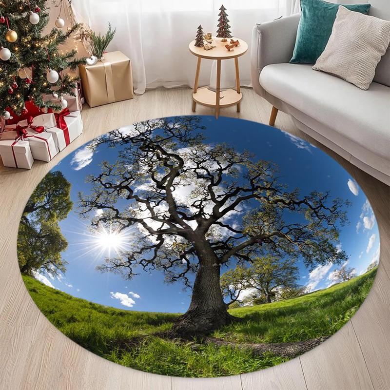 Majestic Ancient Oak Tree Round Rug Anti-slip Soft Nature Landscape Carpet for Cozy Living Room Bedroom Home Decor 60cmx60cm
Majestic Ancient Oak Tree Round Rug Anti-slip Soft Nature Landscape Carpet for Cozy Living Room Bedroom Home Decor 60cmx60cm