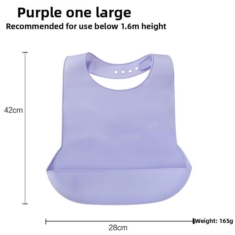 Взрослый силиконовый слюнявчик для пожилых людей, карман для риса, водонепроницаемый, трехмерный карман для риса, большой детский силиконовый нагрудник для еды, карман для слюны Large фиолетовый
Взрослый силиконовый слюнявчик для пожилых людей, карман для риса, водонепроницаемый, трехмерный карман для риса, большой детский силиконовый нагрудник для еды, карман для слюны Large фиолетовый