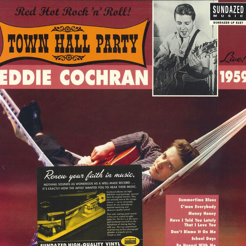 LP Record EDDIE COCHRAN - Live At Town Hall Party 1959 LP5157 Sundazed Music 2005 US Rock
LP Record EDDIE COCHRAN - Live At Town Hall Party 1959 LP5157 Sundazed Music 2005 US Rock