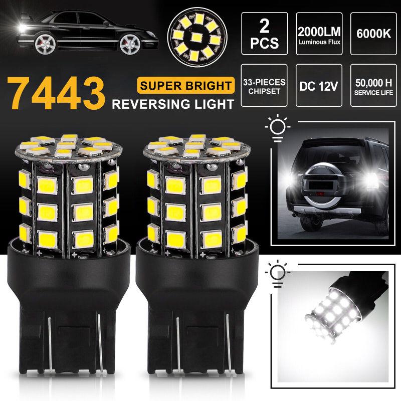 7443 33SMD Светодиодные лампы постоянного тока 12 В 2000LM 6000K Супер яркие 7440 7441 7444 992 7440A 7444NA Указатель поворота
7443 33SMD Светодиодные лампы постоянного тока 12 В 2000LM 6000K Супер яркие 7440 7441 7444 992 7440A 7444NA Указатель поворота