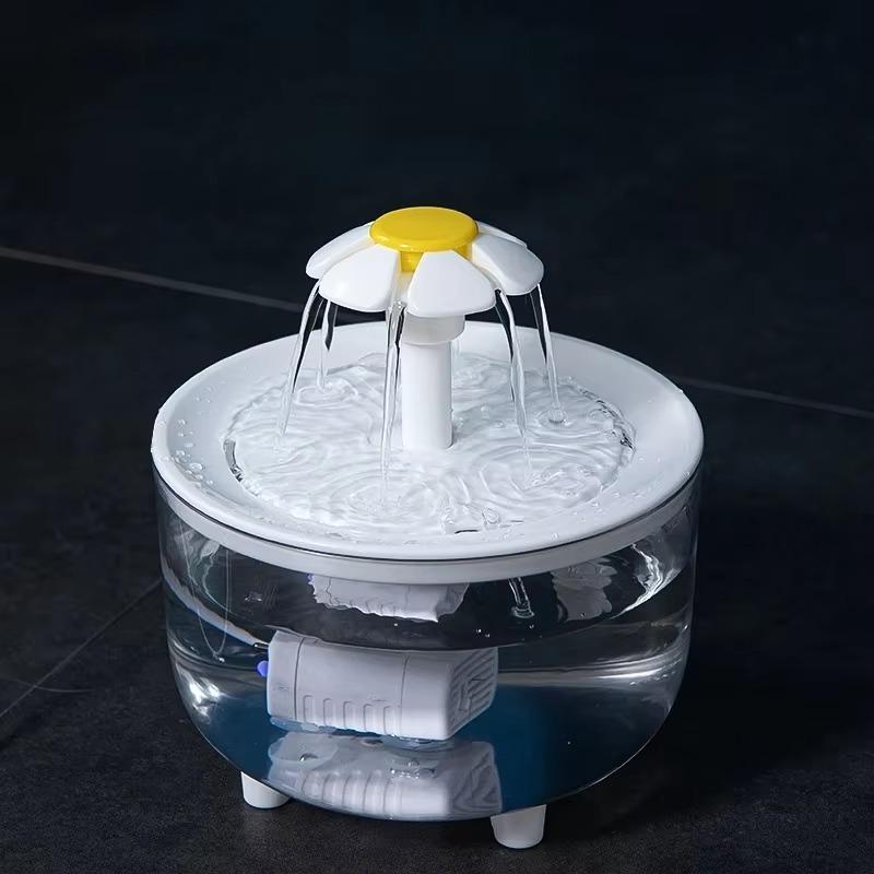 Automatic Circulating Pet Water Fountain Cat Mute Water Dispenser Dog Transparent Petal Water Filter Off Water Power Outage
Automatic Circulating Pet Water Fountain Cat Mute Water Dispenser Dog Transparent Petal Water Filter Off Water Power Outage