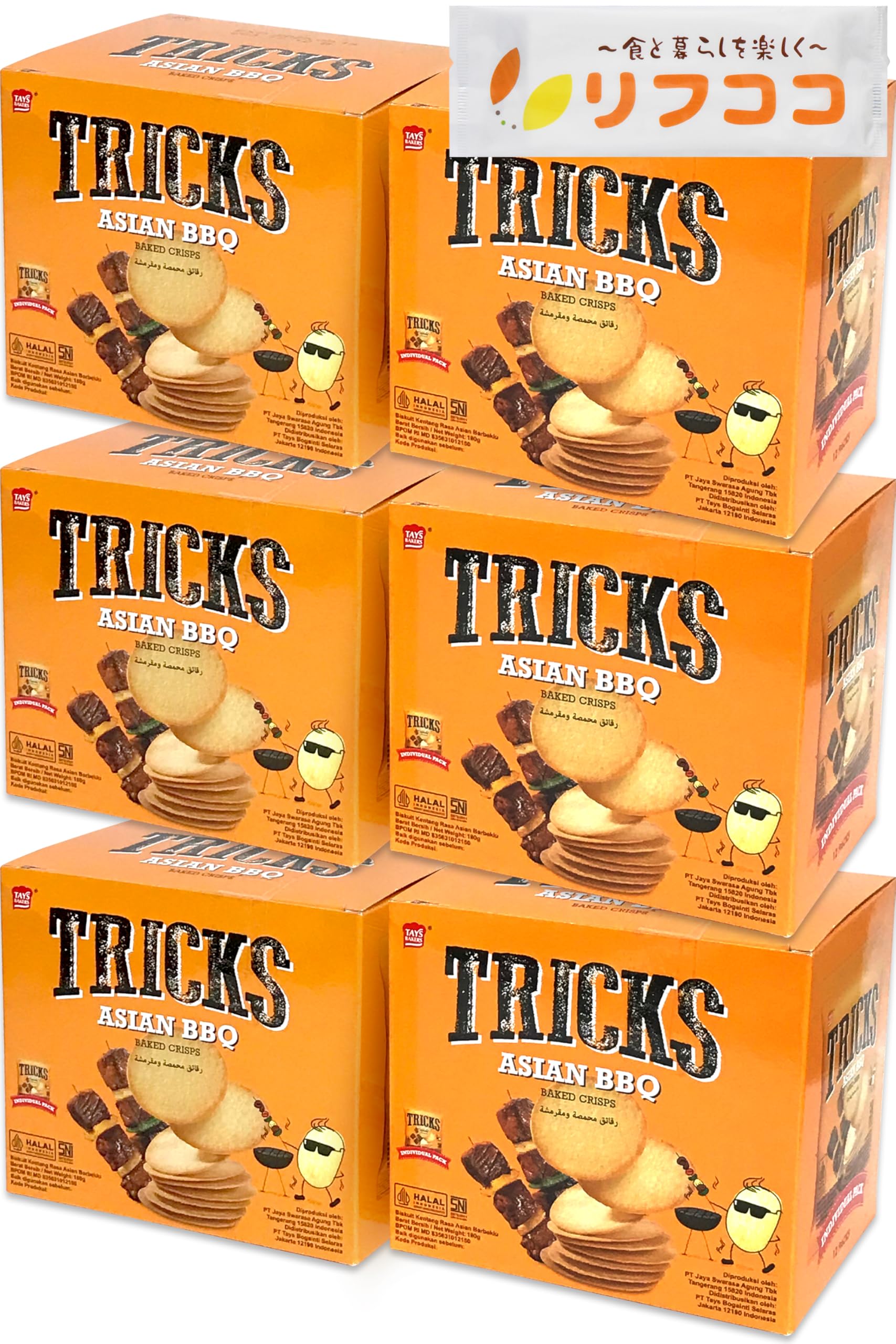 ЧИПСЫ TRICKS со вкусом азиатского барбекю 1 коробка 180 г x 6 штук в наборе, в индивидуальной упаковке, снек, кондитерское изделие, не жареные
ЧИПСЫ TRICKS со вкусом азиатского барбекю 1 коробка 180 г x 6 штук в наборе, в индивидуальной упаковке, снек, кондитерское изделие, не жареные