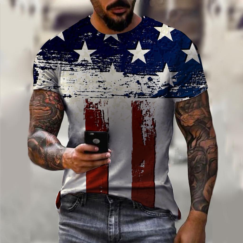 Летняя мужская футболка с 3D-принтом Футболка свободного покроя Футболки Топы Повседневные футболки с коротким рукавом в американском уличном стиле 6XL
Летняя мужская футболка с 3D-принтом Футболка свободного покроя Футболки Топы Повседневные футболки с коротким рукавом в американском уличном стиле 6XL