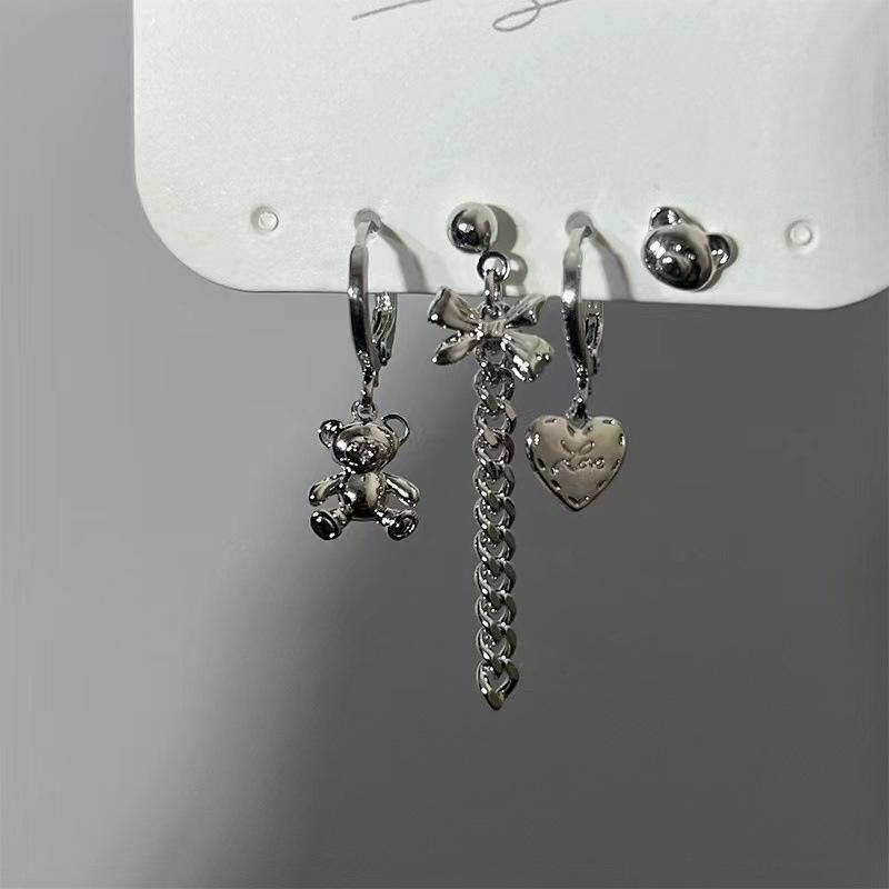 Delicate Elegant Cross Drop Earrings Sets Heart Cute Korean Zircon Tassel Chain Earring for Women Girls Party Jewelry Gifts
Delicate Elegant Cross Drop Earrings Sets Heart Cute Korean Zircon Tassel Chain Earring for Women Girls Party Jewelry Gifts