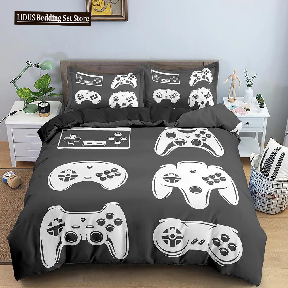 Teens Video Games Comforter Duvet Cover King Gamepad Controller Bedding Set For Kids Boys Girls Youth Game Polyester Bedding Set 135x200cm
Teens Video Games Comforter Duvet Cover King Gamepad Controller Bedding Set For Kids Boys Girls Youth Game Polyester Bedding Set 135x200cm