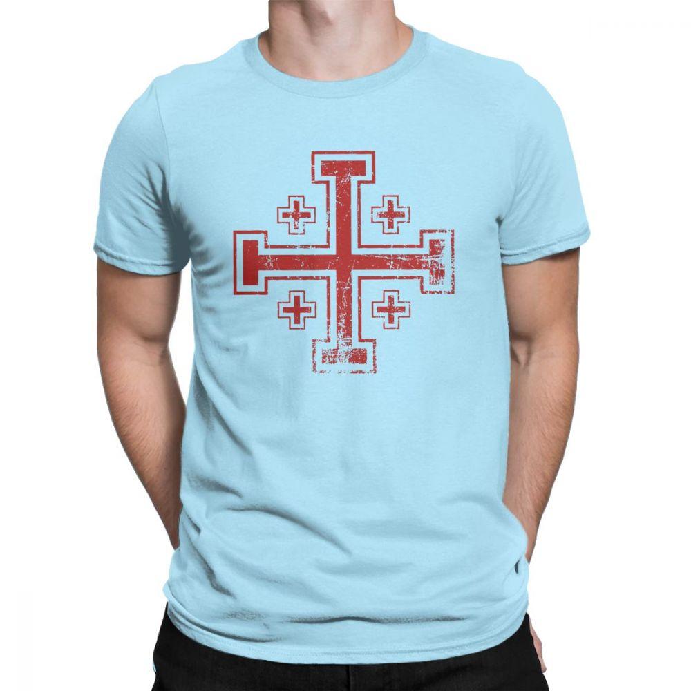 T Shirt Knights Templar TShirt Men Funny Crusader Cross Of Jerusalem Latest Cotton Short Sleeve Tees Best Gift Idea Top Clothes 4XL
T Shirt Knights Templar TShirt Men Funny Crusader Cross Of Jerusalem Latest Cotton Short Sleeve Tees Best Gift Idea Top Clothes 4XL