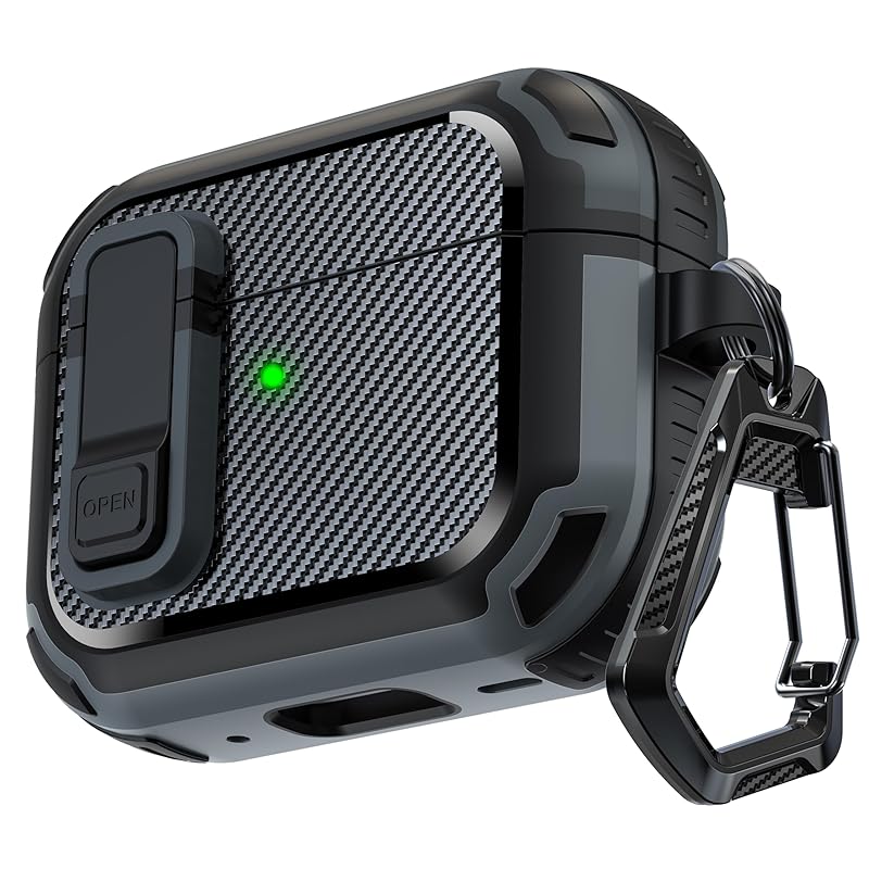 RFUNGUANGO AirPods Pro 2nd generation case Comes with cleaning kit Military grade drop protection With lock function Rugged protection with premium
RFUNGUANGO AirPods Pro 2nd generation case Comes with cleaning kit Military grade drop protection With lock function Rugged protection with premium