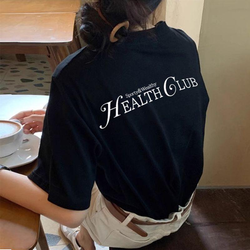 Health Club Dark Blue Shoulder Short-Sleeved T-shirt for Women 2025 New Arrival Plus Size Half Sleeve Black XXL
Health Club Dark Blue Shoulder Short-Sleeved T-shirt for Women 2025 New Arrival Plus Size Half Sleeve Black XXL
