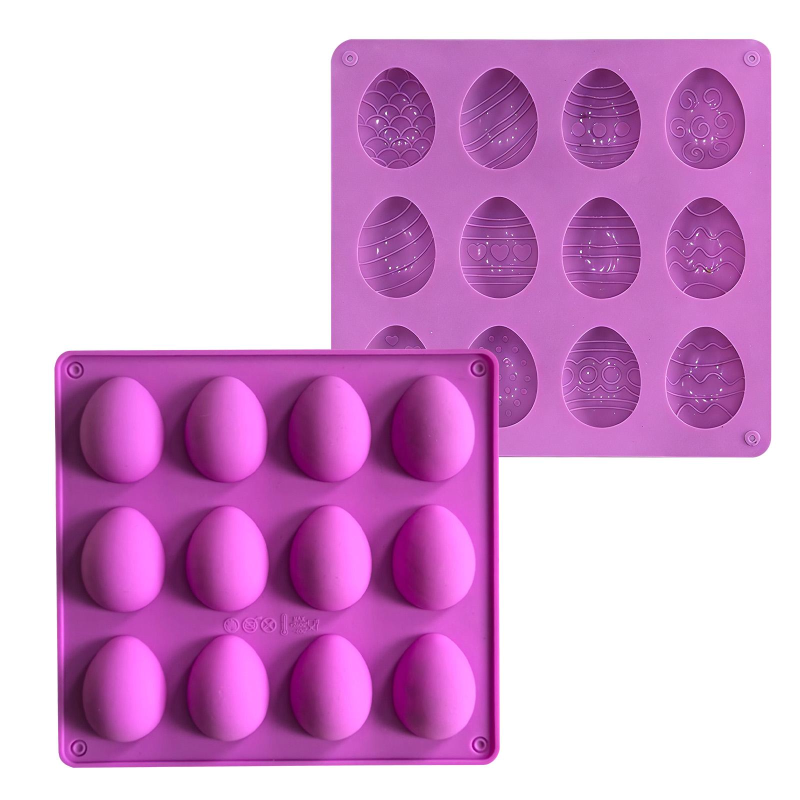 Silicone 12-Cavity Oval Easter Egg Mold for Chocolate Candy Making Baking Mold Flexible Non-Stick Silicone Mold for Homemade Confectionery One Size
Silicone 12-Cavity Oval Easter Egg Mold for Chocolate Candy Making Baking Mold Flexible Non-Stick Silicone Mold for Homemade Confectionery One Size