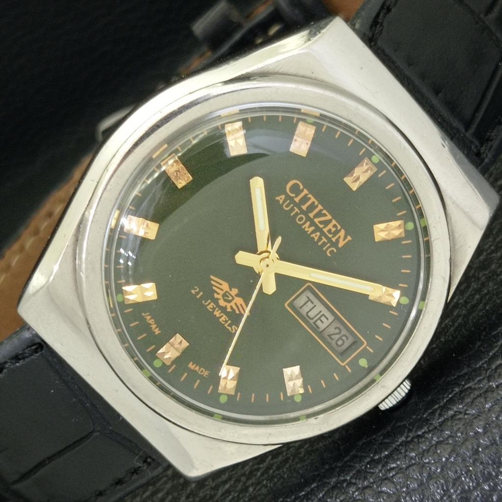 Б/У винтажные мужские часы Citizen Automatic 8200 из Японии с зеленым циферблатом a434824-2 R123-a434824
Б/У винтажные мужские часы Citizen Automatic 8200 из Японии с зеленым циферблатом a434824-2 R123-a434824