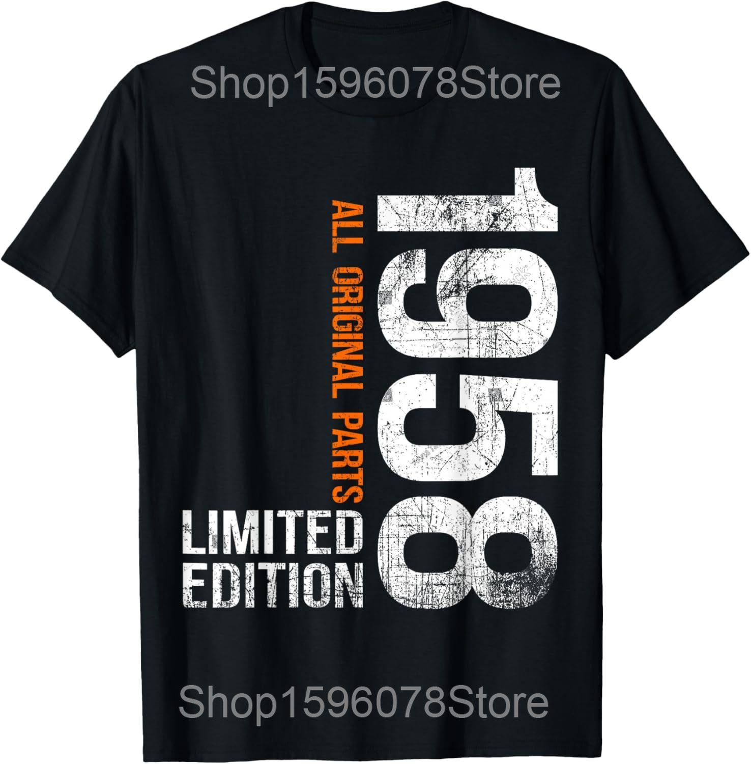 Vintage 1958 68th Birthday Gifts 68 Year Old T Shirts Men Cotton Humor Streetwear Tee Shirt Short Sleeve Unisex Loose Clothing S
Vintage 1958 68th Birthday Gifts 68 Year Old T Shirts Men Cotton Humor Streetwear Tee Shirt Short Sleeve Unisex Loose Clothing S