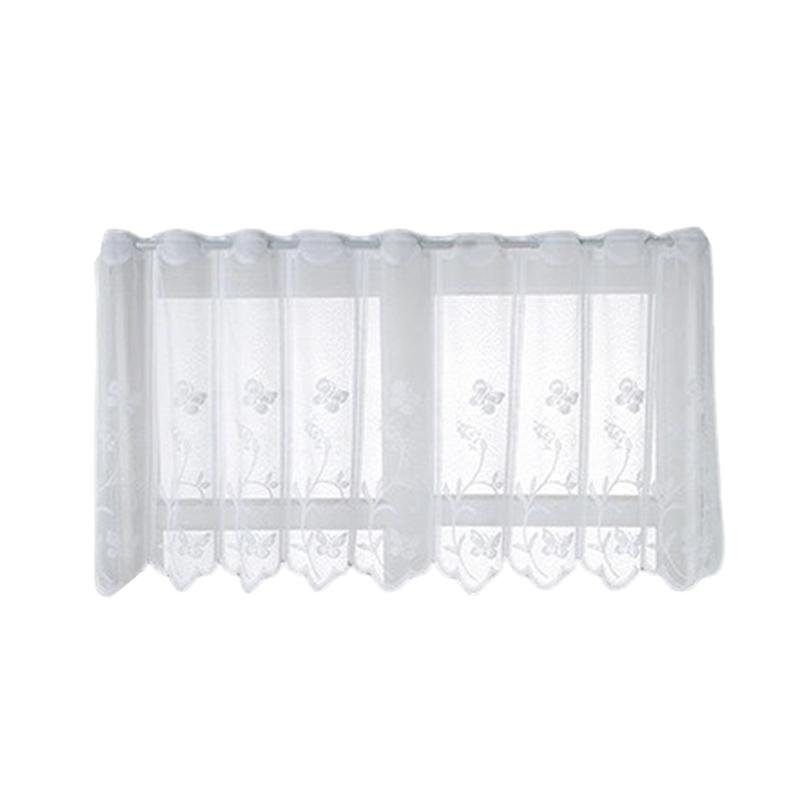 Нежная прозрачная занавеска для уютной атмосферы, идеально подходит для спален и кухонь для спальни и гостиной 130x45см 1
Нежная прозрачная занавеска для уютной атмосферы, идеально подходит для спален и кухонь для спальни и гостиной 130x45см 1