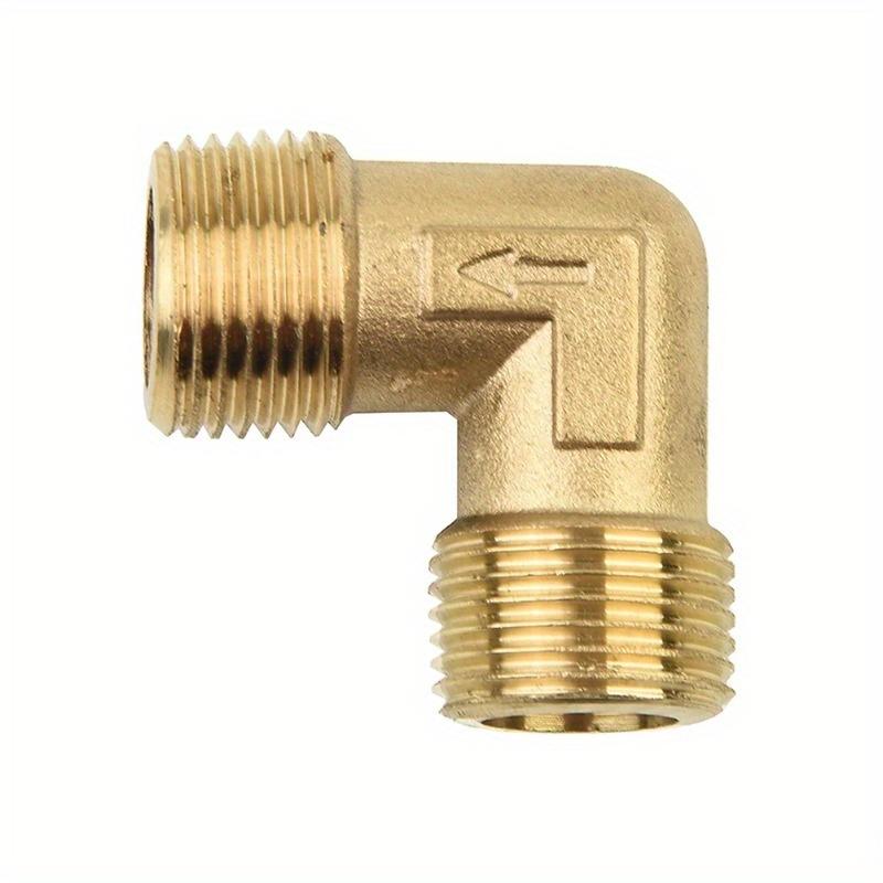 Air Compressor Fittings Brass Equal Male Elbow Connector 16.5mm Male To Male Thread Check Valve Elbow Coupler Air Tools Parts 1PCS
Air Compressor Fittings Brass Equal Male Elbow Connector 16.5mm Male To Male Thread Check Valve Elbow Coupler Air Tools Parts 1PCS
