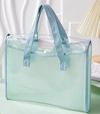 File bag transparent A4 plastic waterproof multi-layer folder durable snap on large capacity
File bag transparent A4 plastic waterproof multi-layer folder durable snap on large capacity