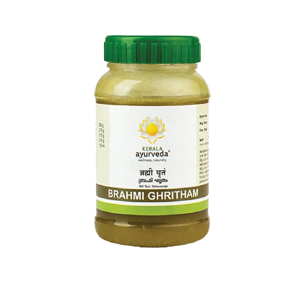 Kerala Ayurveda Brahmi Ghritham 150 ml Ayurvedic Mind Focus Supplement for Memory & Concentration
Kerala Ayurveda Brahmi Ghritham 150 ml Ayurvedic Mind Focus Supplement for Memory & Concentration