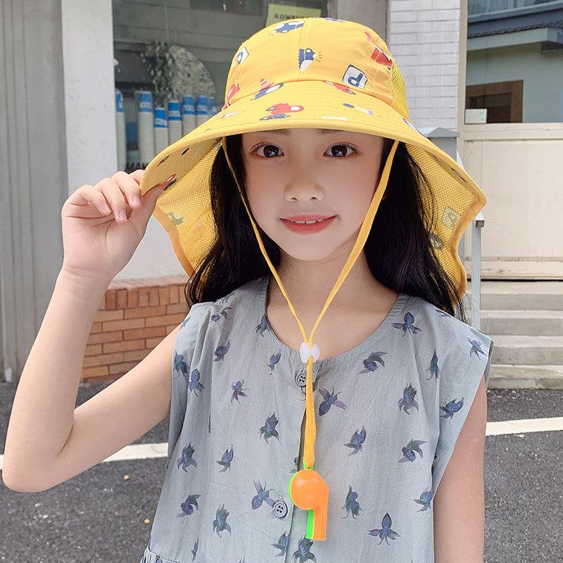Summer Hats For Children Girls Boys Outdoor Sunshade Neck Sun Protection Breathable Big Brim Sun Hat Beach Accessories Sunhat 49-54cm
Summer Hats For Children Girls Boys Outdoor Sunshade Neck Sun Protection Breathable Big Brim Sun Hat Beach Accessories Sunhat 49-54cm