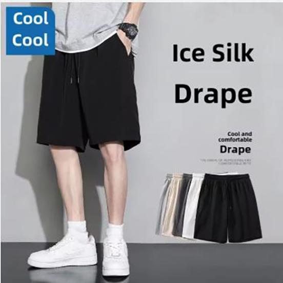 Summer Loose-fit Men s Sports Mid-waist Shorts Lightweight Black Ice Silk Five-poin 2XL
Summer Loose-fit Men s Sports Mid-waist Shorts Lightweight Black Ice Silk Five-poin 2XL