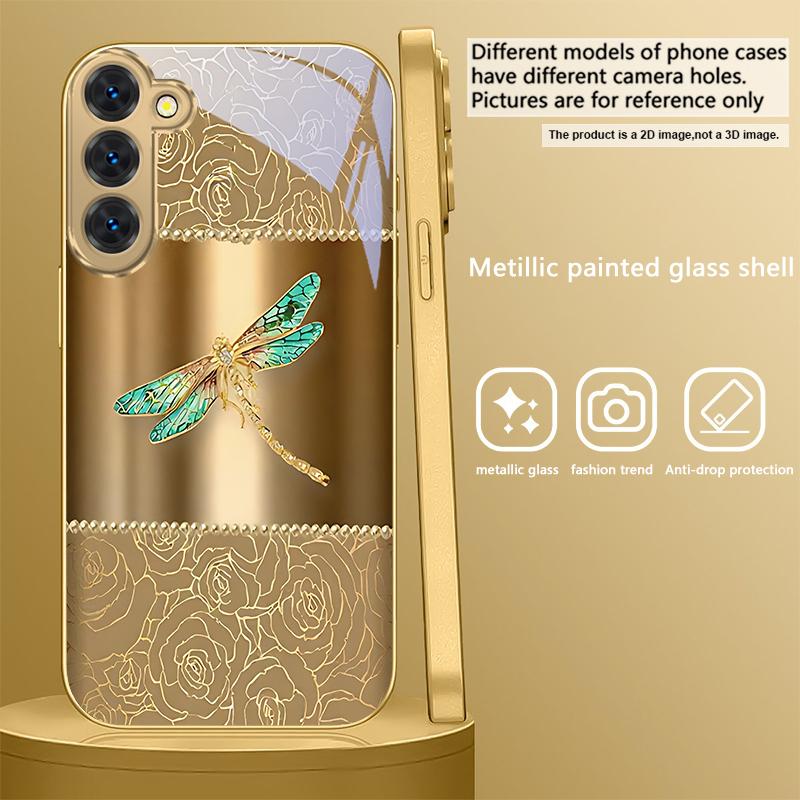 Colorful dragonflies For Samsung Galaxy S20 FE S21 S22 S23 Plus S24 Ultra 25Ultra S21+ S9+ S22Plus Golden glass phone case Galaxy S8
Colorful dragonflies For Samsung Galaxy S20 FE S21 S22 S23 Plus S24 Ultra 25Ultra S21+ S9+ S22Plus Golden glass phone case Galaxy S8