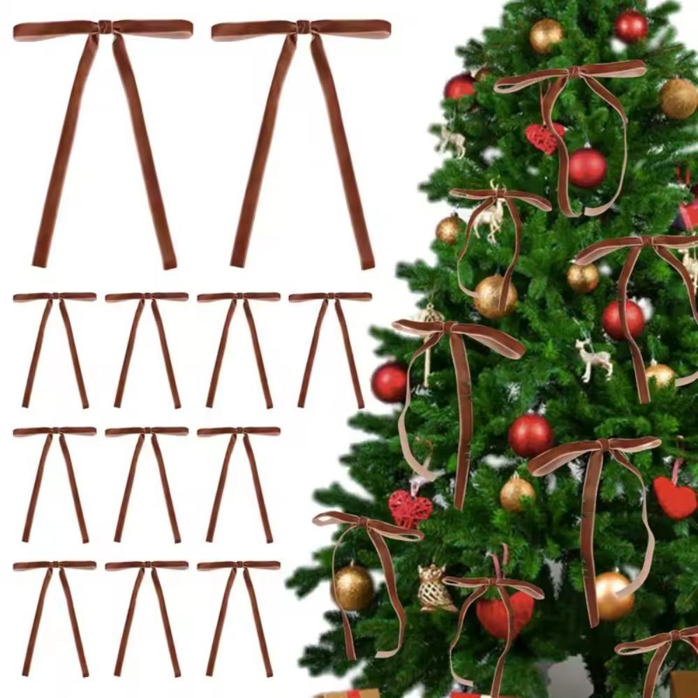 12pcs with Cable Tie Christmas Tree Ribbon Bow Slender Gift Wrapping Bows Wedding білий
12pcs with Cable Tie Christmas Tree Ribbon Bow Slender Gift Wrapping Bows Wedding білий