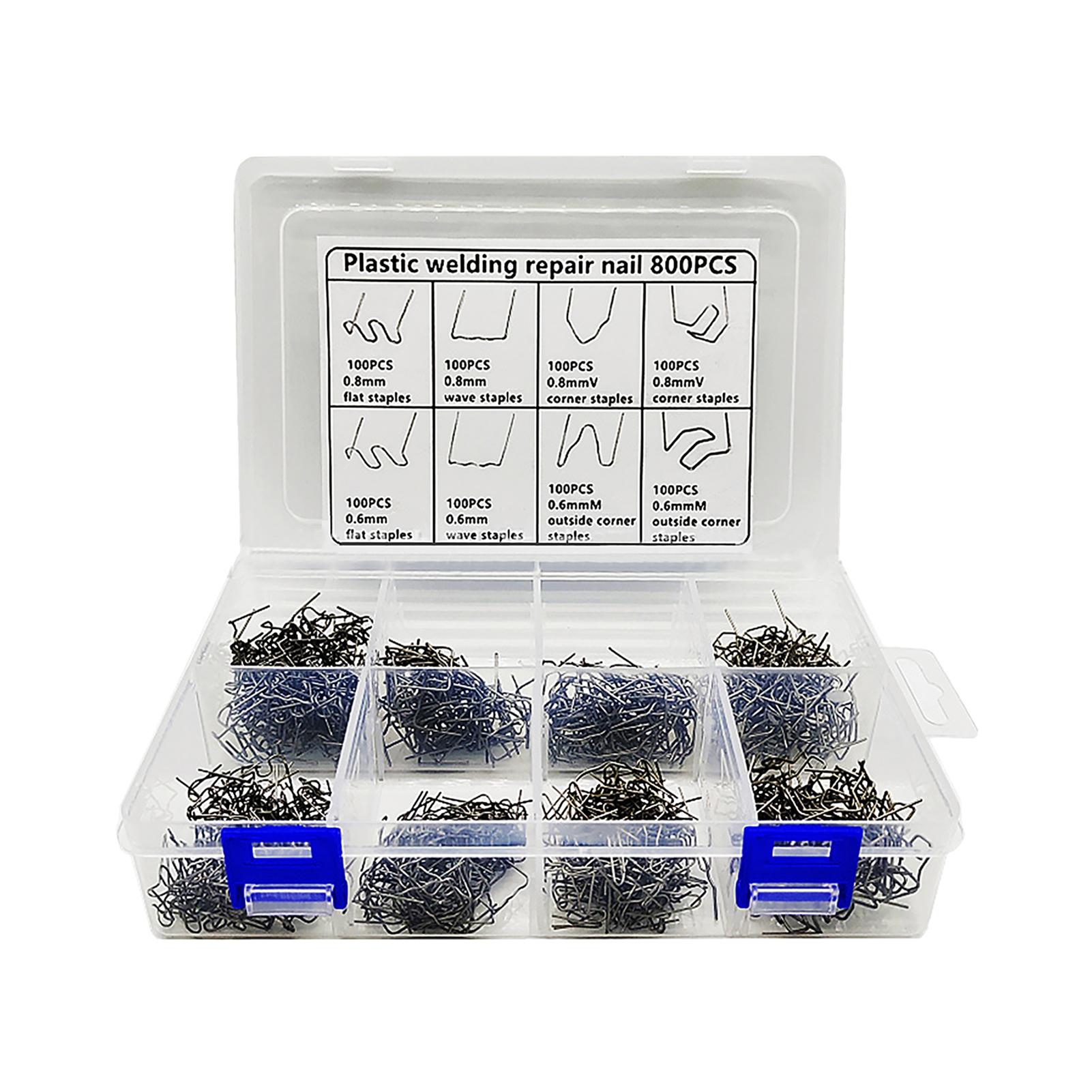 800PCS Auto Plastic Repair Hot Staples with Storage Box for Car Bumper Plastic Welding Repairing Kit 800pcs серебряный
800PCS Auto Plastic Repair Hot Staples with Storage Box for Car Bumper Plastic Welding Repairing Kit 800pcs серебряный