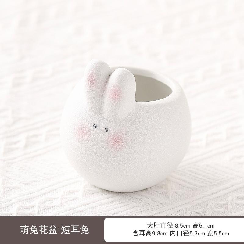 Ceramic Succulent Planter Large Cute Bunny White Pot for Plants in Living Room Balcony
Ceramic Succulent Planter Large Cute Bunny White Pot for Plants in Living Room Balcony