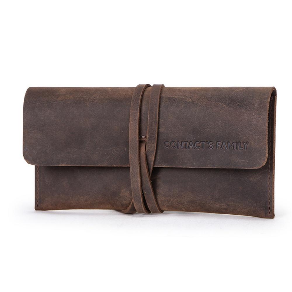 Handmade Vintage Leather Pencil Case Roll Up Pouch Retro Genuine Cowhide Pen Holder Office School Stationery Sketch Artist Gift коричневый
Handmade Vintage Leather Pencil Case Roll Up Pouch Retro Genuine Cowhide Pen Holder Office School Stationery Sketch Artist Gift коричневый