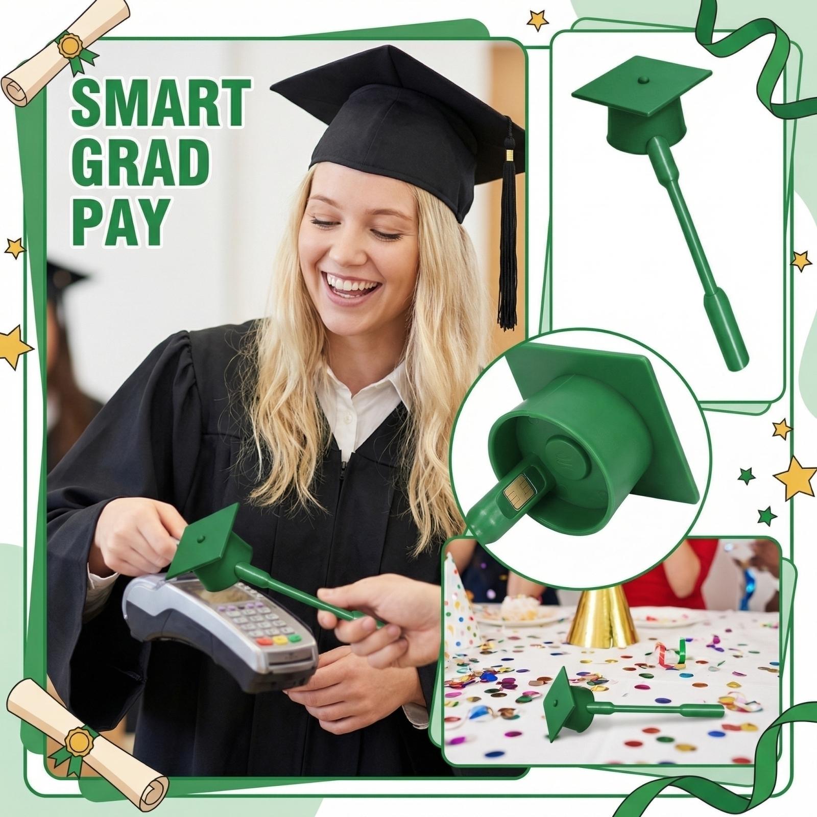 Graduation Doctoral Cap Card Holder, Credit Card Payment Wand, Contactless Payment, 3D Printing. One Size
Graduation Doctoral Cap Card Holder, Credit Card Payment Wand, Contactless Payment, 3D Printing. One Size