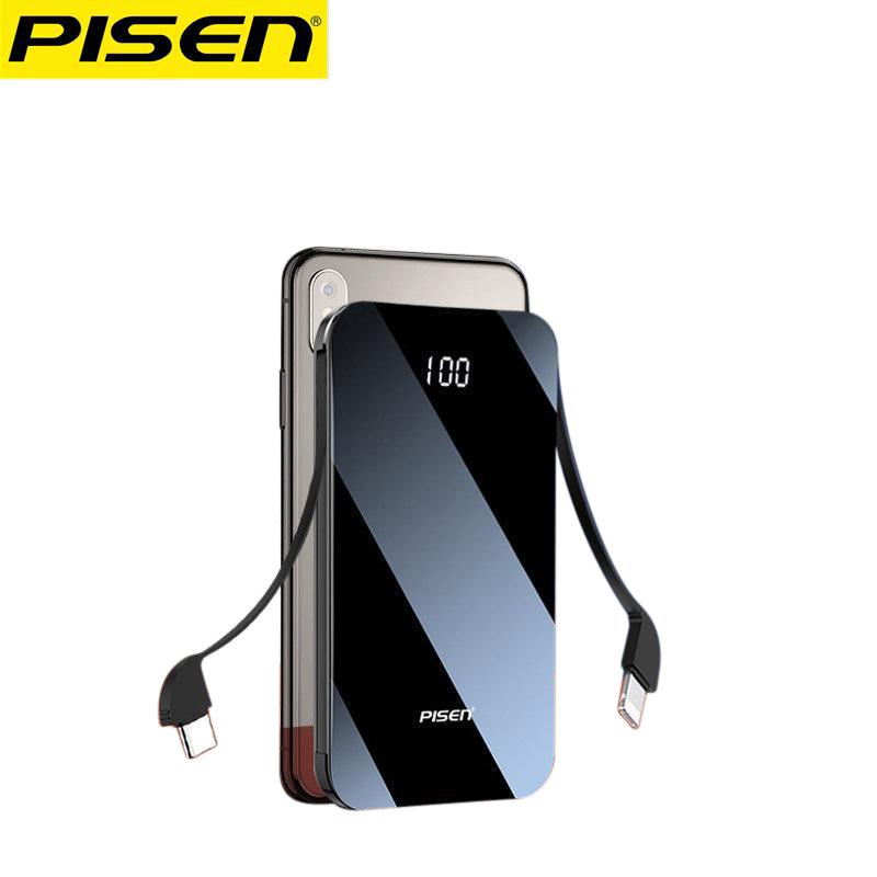 Pisen Power Bank 10000mah Творческий собственный кабель три -в -одном Цифровой дисплей Быстрая зарядка Power Bank Mini
Pisen Power Bank 10000mah Творческий собственный кабель три -в -одном Цифровой дисплей Быстрая зарядка Power Bank Mini