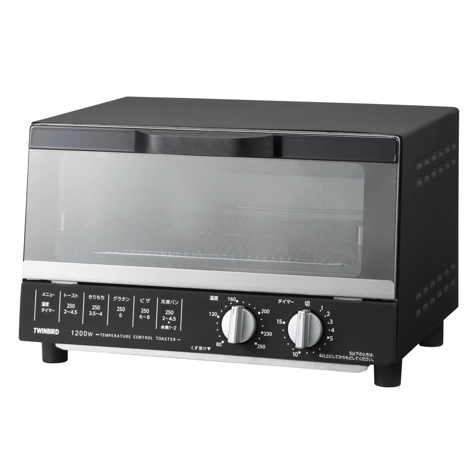 Twin Bird Toaster Oven Toaster Oven 1200W Temperature Adjustment Function Comes with Tray Spacious Interior Top Plate Year Manufacturer Half Mirror чорний
Twin Bird Toaster Oven Toaster Oven 1200W Temperature Adjustment Function Comes with Tray Spacious Interior Top Plate Year Manufacturer Half Mirror чорний