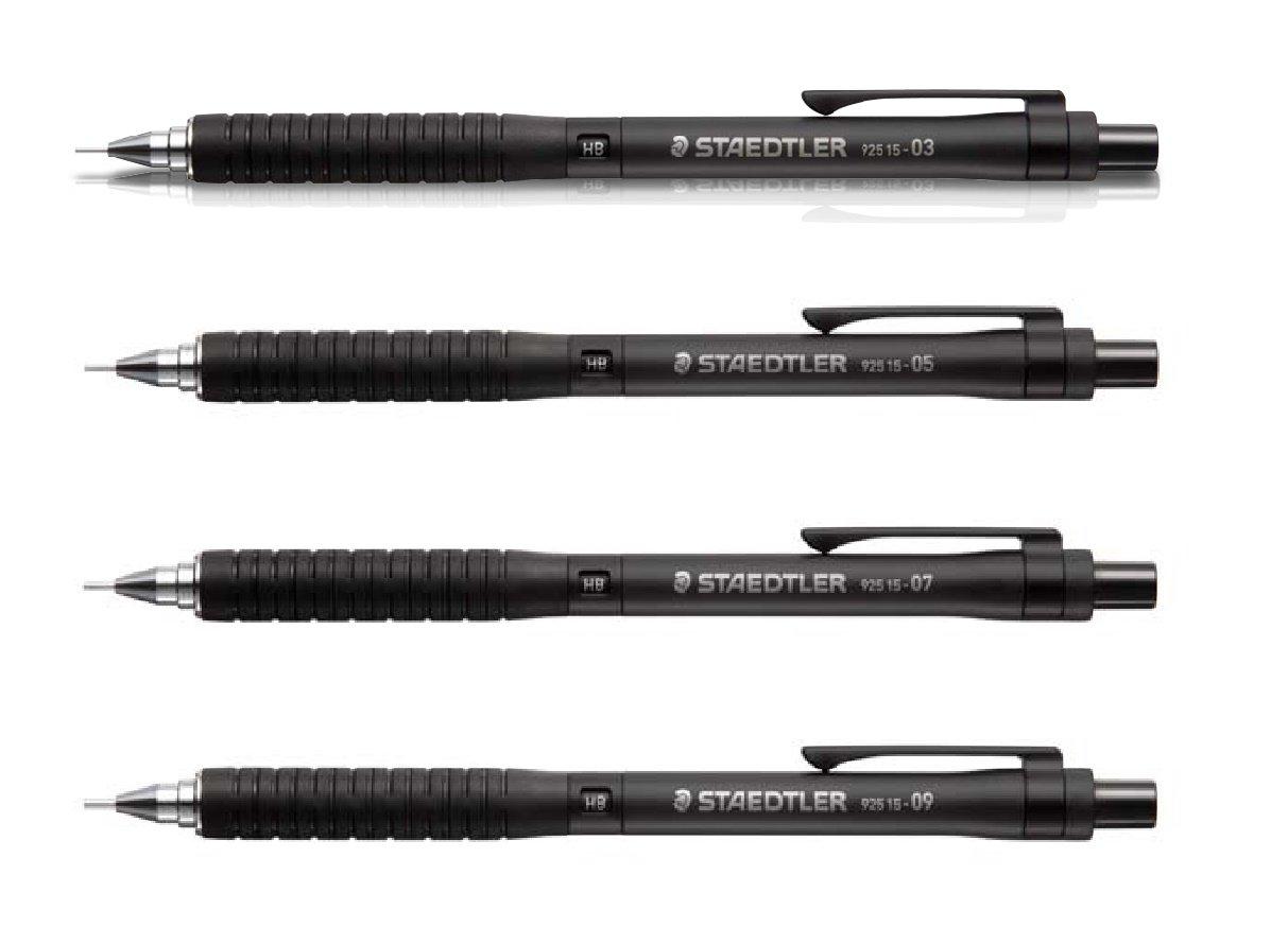 Чертежные механические карандаши Staedtler 925-15-03/05/07/09, Набор из 4 штук, 4 вида
Чертежные механические карандаши Staedtler 925-15-03/05/07/09, Набор из 4 штук, 4 вида