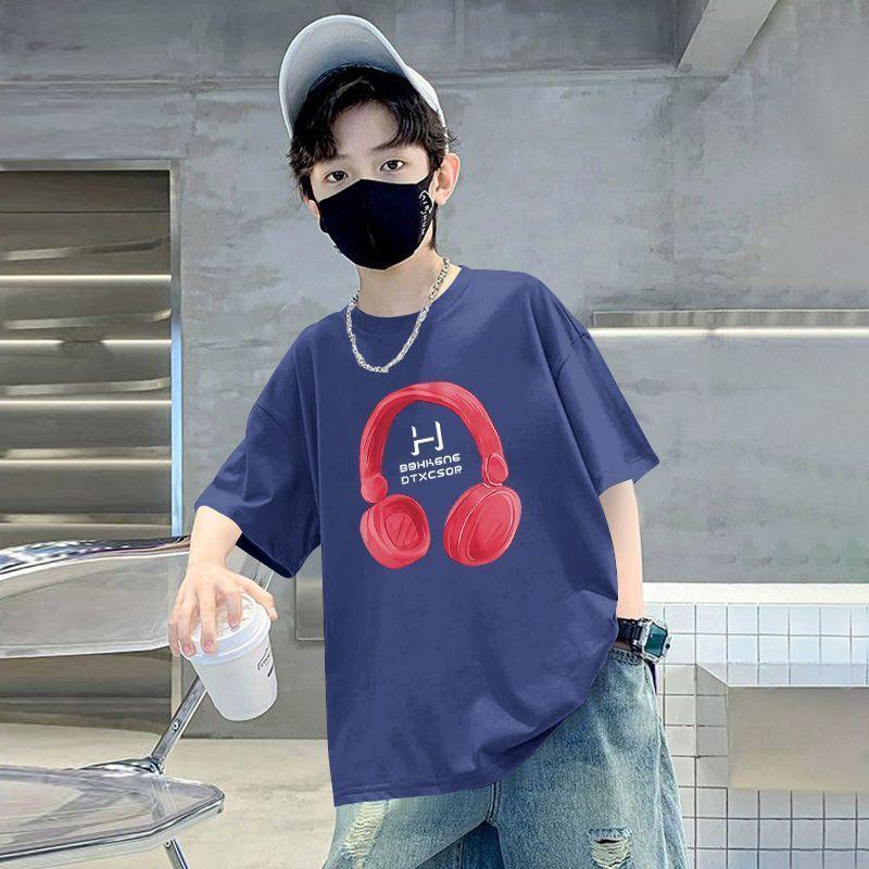 Boys Short Sleeved T-shirt Summer Cartoon Round Neck Children s Baby Half Sleeved Top 170 синий
Boys Short Sleeved T-shirt Summer Cartoon Round Neck Children s Baby Half Sleeved Top 170 синий
