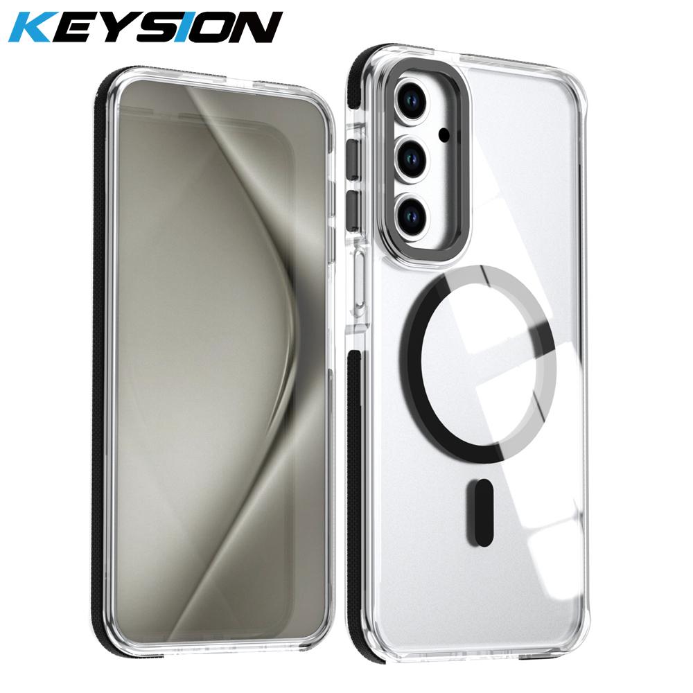 KEYSION HD Transparent Magnetic Case for MagSafe for Samsung A17 A37 A57 5G Clear Shockproof Phone Cover for Galaxy A57 A37 A17 4G for Samsung A17 чёрный
KEYSION HD Transparent Magnetic Case for MagSafe for Samsung A17 A37 A57 5G Clear Shockproof Phone Cover for Galaxy A57 A37 A17 4G for Samsung A17 чёрный