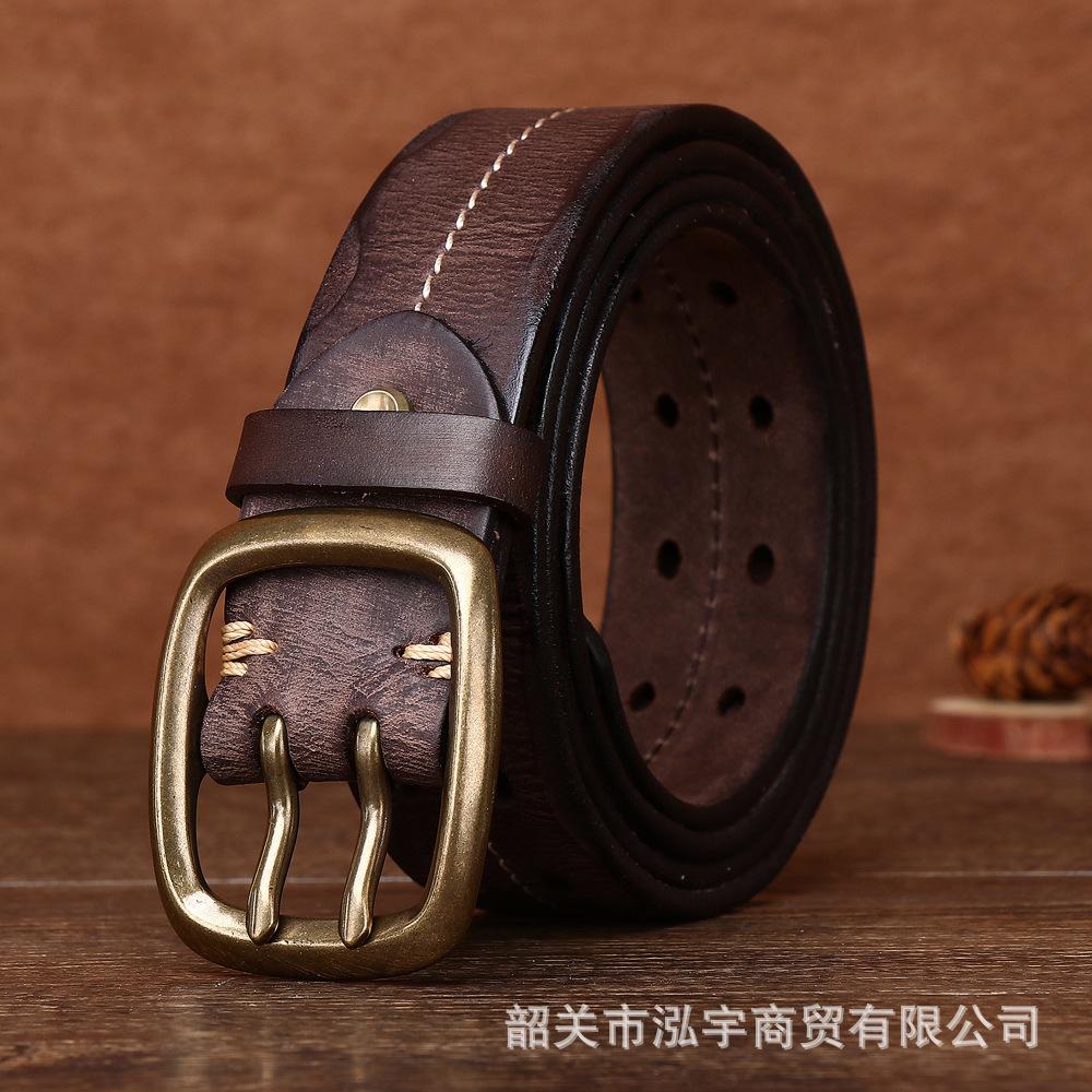 3.8Cm Men S Belt Genuine Leather Belt Men S Casual Retro No Punching Copper Buckle First Layer Cowhide Lazy Belt 105cm хакі
3.8Cm Men S Belt Genuine Leather Belt Men S Casual Retro No Punching Copper Buckle First Layer Cowhide Lazy Belt 105cm хакі