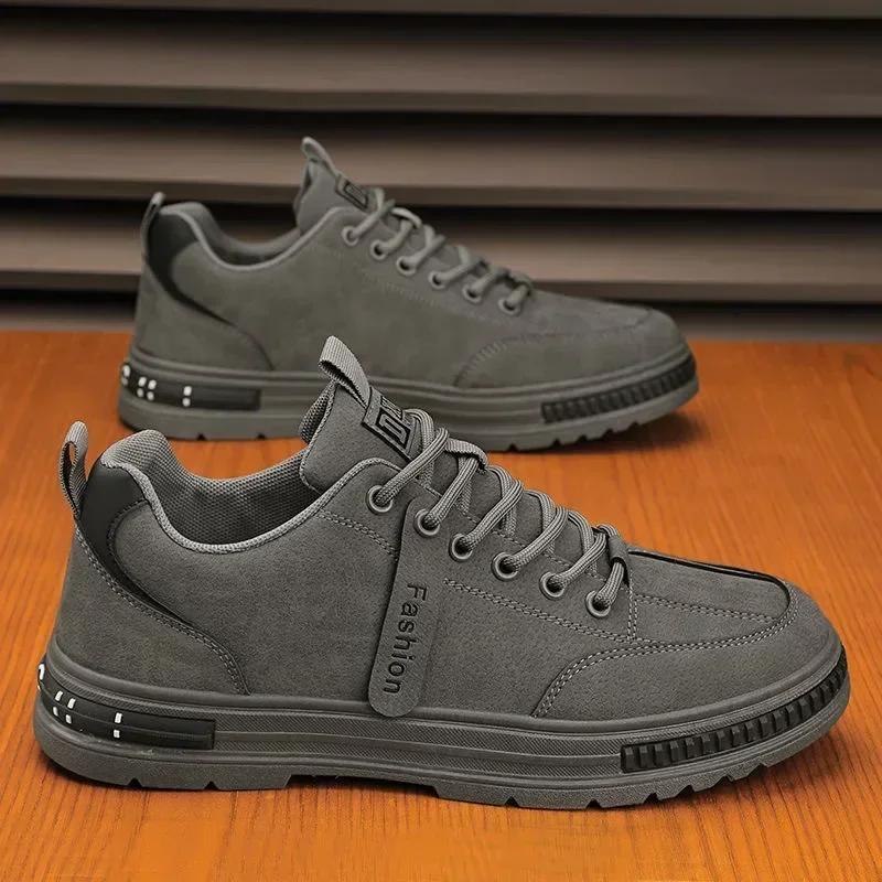 Men s Breathable Shoes Men s Trendy and Versatile Anti Slip Sports Board Shoes Workwear Shoes 44 чёрный
Men s Breathable Shoes Men s Trendy and Versatile Anti Slip Sports Board Shoes Workwear Shoes 44 чёрный