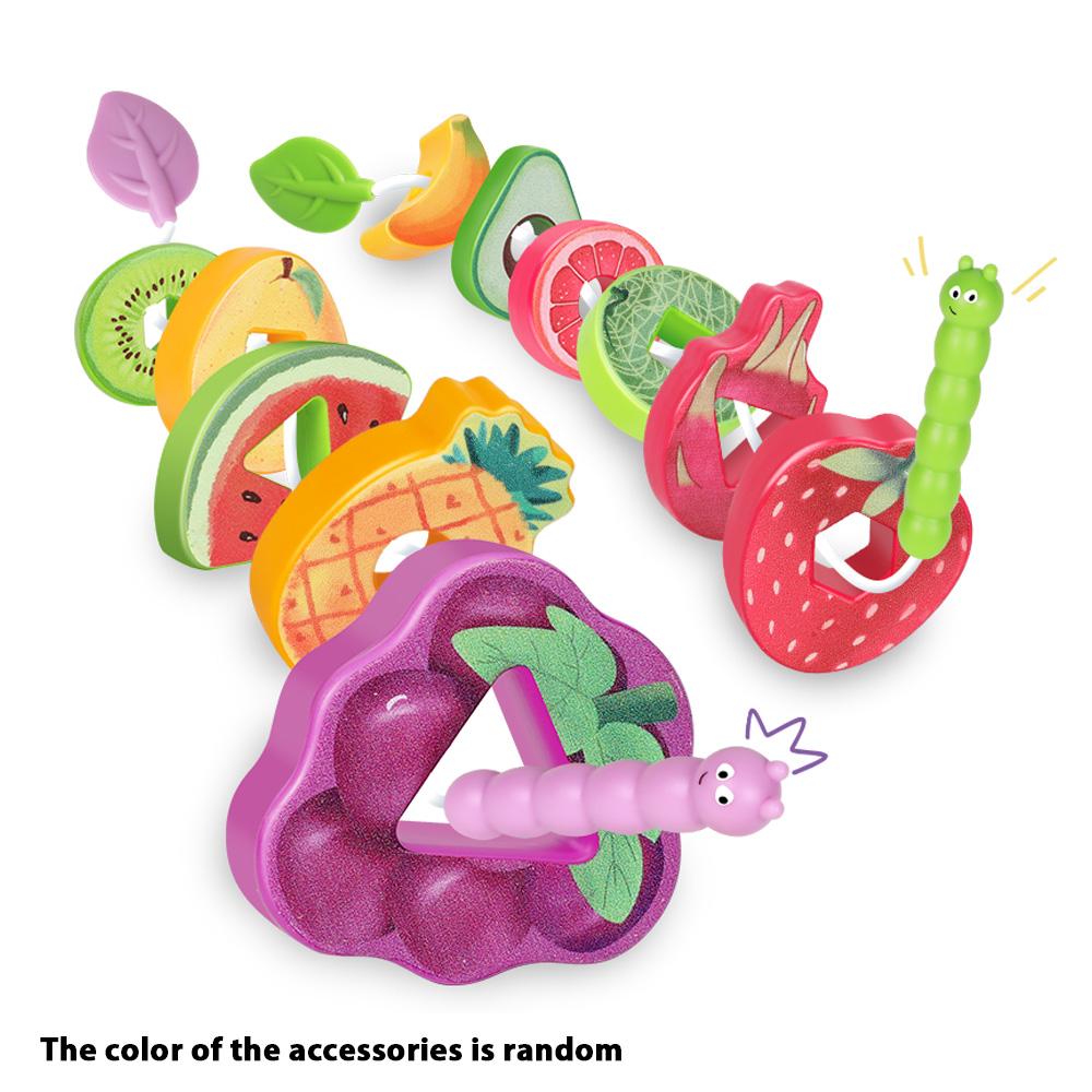 Caterpillar Fruit Stacking Toy,Hand-Eye Coordination&Shape Recognition with Threading&Sorting Skills Development for Kids
Caterpillar Fruit Stacking Toy,Hand-Eye Coordination&Shape Recognition with Threading&Sorting Skills Development for Kids