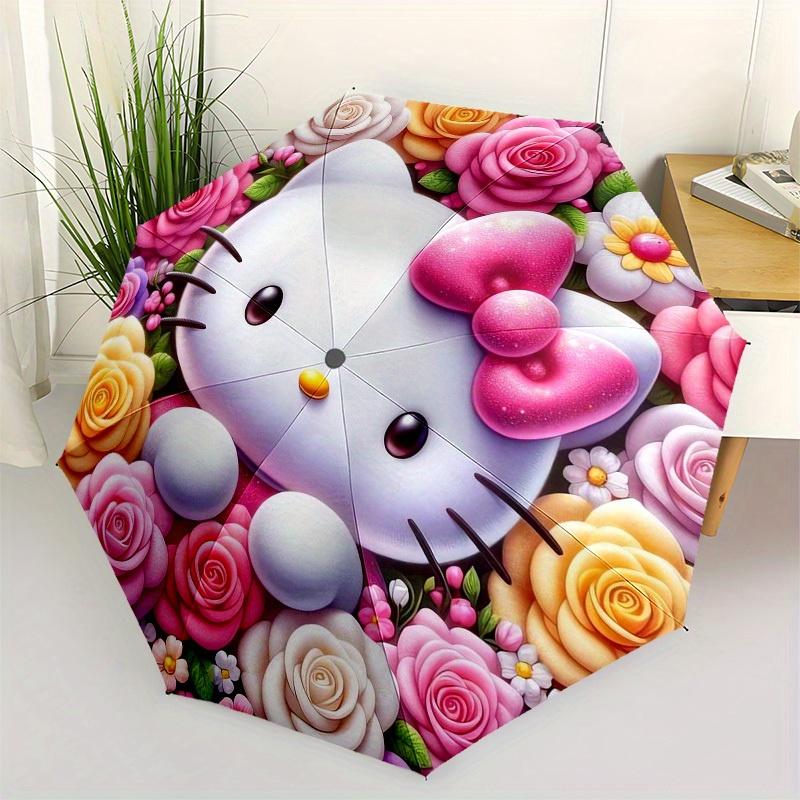 1pc Hello Kitty Floral Fantasy Umbrella with Plastic Handle,Suitable for All Seasons Home Travel Outdoor UmbrellaSanlio408
1pc Hello Kitty Floral Fantasy Umbrella with Plastic Handle,Suitable for All Seasons Home Travel Outdoor UmbrellaSanlio408